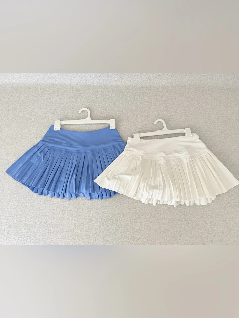 Simply Southern Pleated‎ Tennis Skort Lot Set Blue White Women Size Large